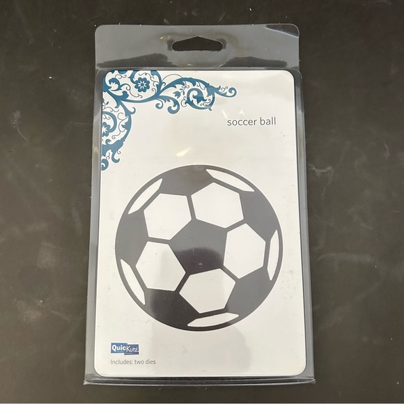 Lot of 6 Quickutz 4” x 4” Sports Balls metal cutting dies - Picture 11 of 16